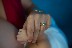 Holding hands